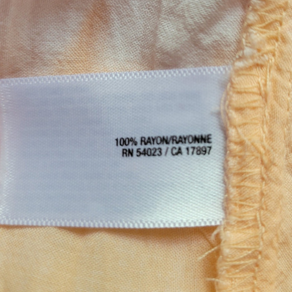 Ombre Peasant Top Summer Beachy Boho Hippie Tie Dye‎ Lightweight Groovy Size M - Picture 5 of 5